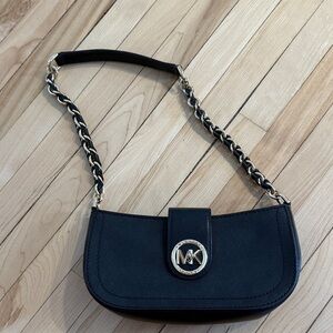 Michael Kors Black Shoulder Bag with Chain Strap